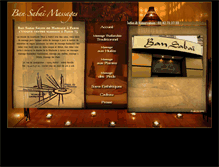 Tablet Screenshot of bansabai-massage-paris.com